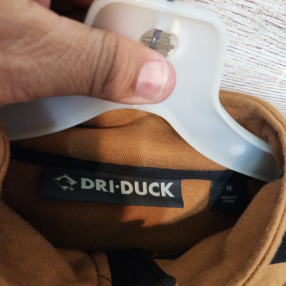 DRI DUCK Men's M Pullover Hooded Sweater Kangaroo Pocket Fleece Lined Helena 50 - Picture 10 of 16